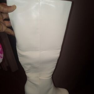 Elegant White Over the Knee Women's Boots